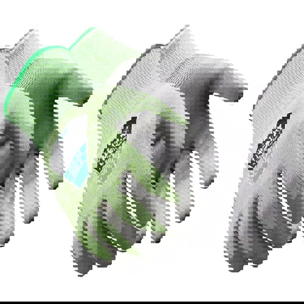 Cut & Puncture Resistant Gloves: Size Large, ANSI Cut A3, ANSI Puncture 2, Polyurethane