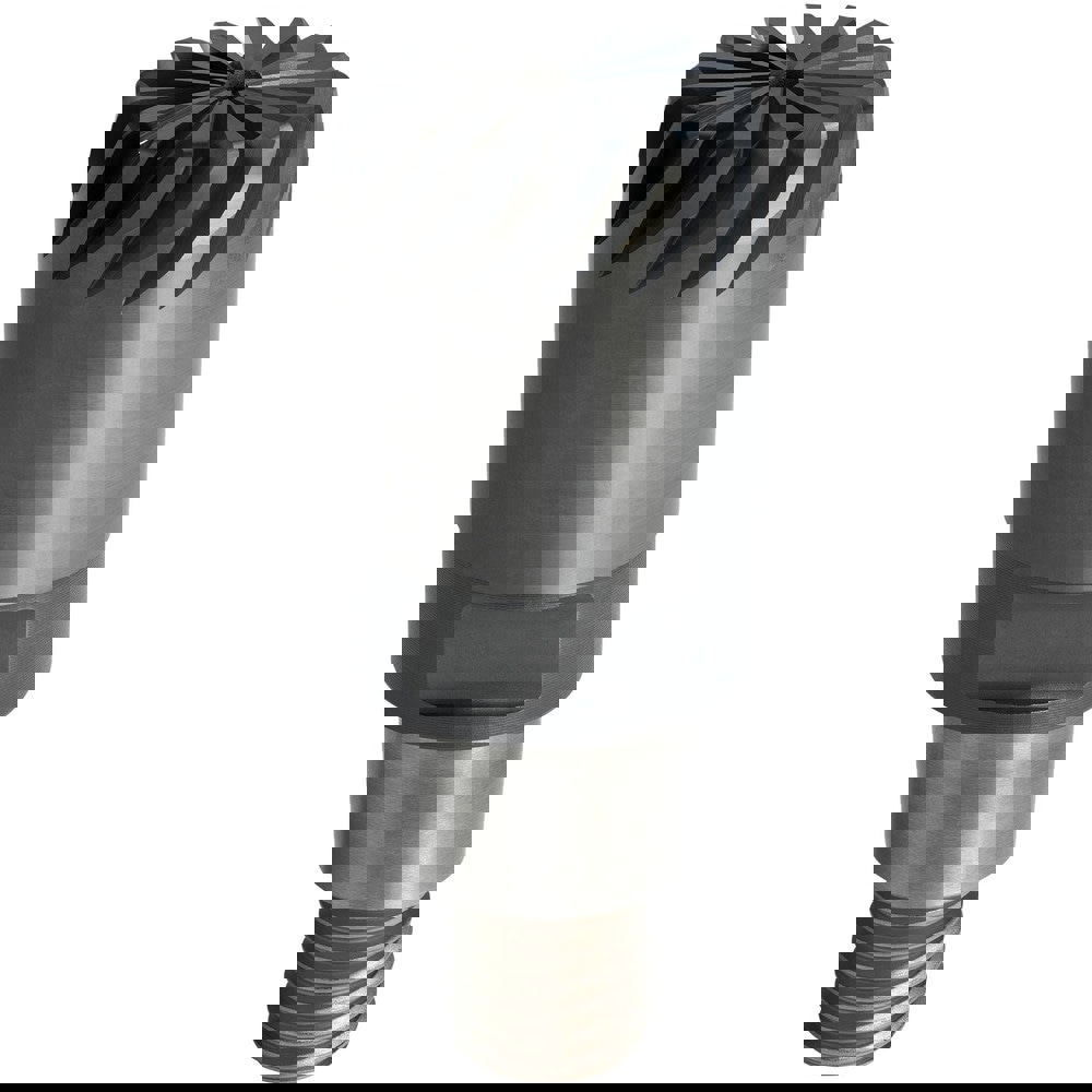 Corner Radius & Corner Chamfer End Mill Heads; Mill Diameter (mm): 15.00 ; Length of Cut (mm): 3.5600 ; Number Of Flutes: 8 ; Overall Length (mm): 41.3000 ; Corner Radius (mm): 1.00 ; Coating/Finish: AlCrN