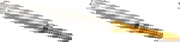 Thread Forming Tap: #3-48 UNC, 2/3B Class of Fit, Bottoming, High Speed Steel, TiN Coated