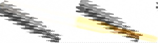 Thread Forming Tap: #3-48 UNC, Bottoming, High Speed Steel, TiN Coated