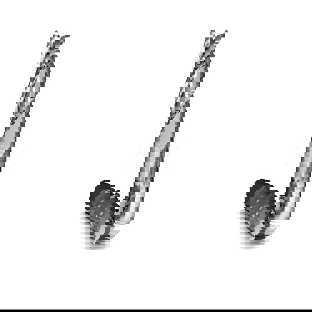 Corner Radius End Mill: 3/8