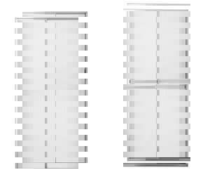 68 x 59-1/2 in. Semi-Framed Sliding Shower Door in Polished Chrome