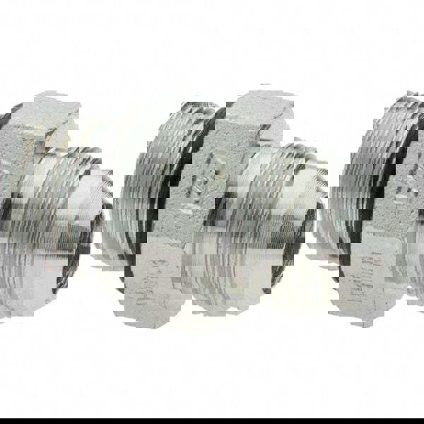 Steel Flared Tube Connector: 3/8