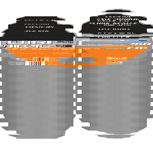 55m x 72mm Plastic and Cloth Duct Tape in Silver (Case of 16 Rolls)