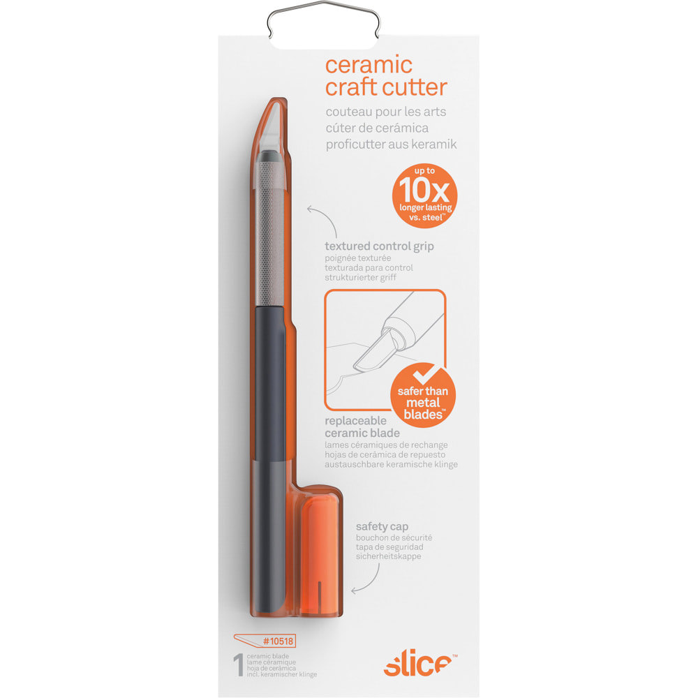 Hobby Knives; Blade Type: Micro Ceramic Blade ; Features: Finger-Friendly Edge Stays Sharp 11X Longer; Lowers Costs; Non-Sparking, Non-Conductive Blade; Reduces Injuries ; Includes: Ceramic Blade