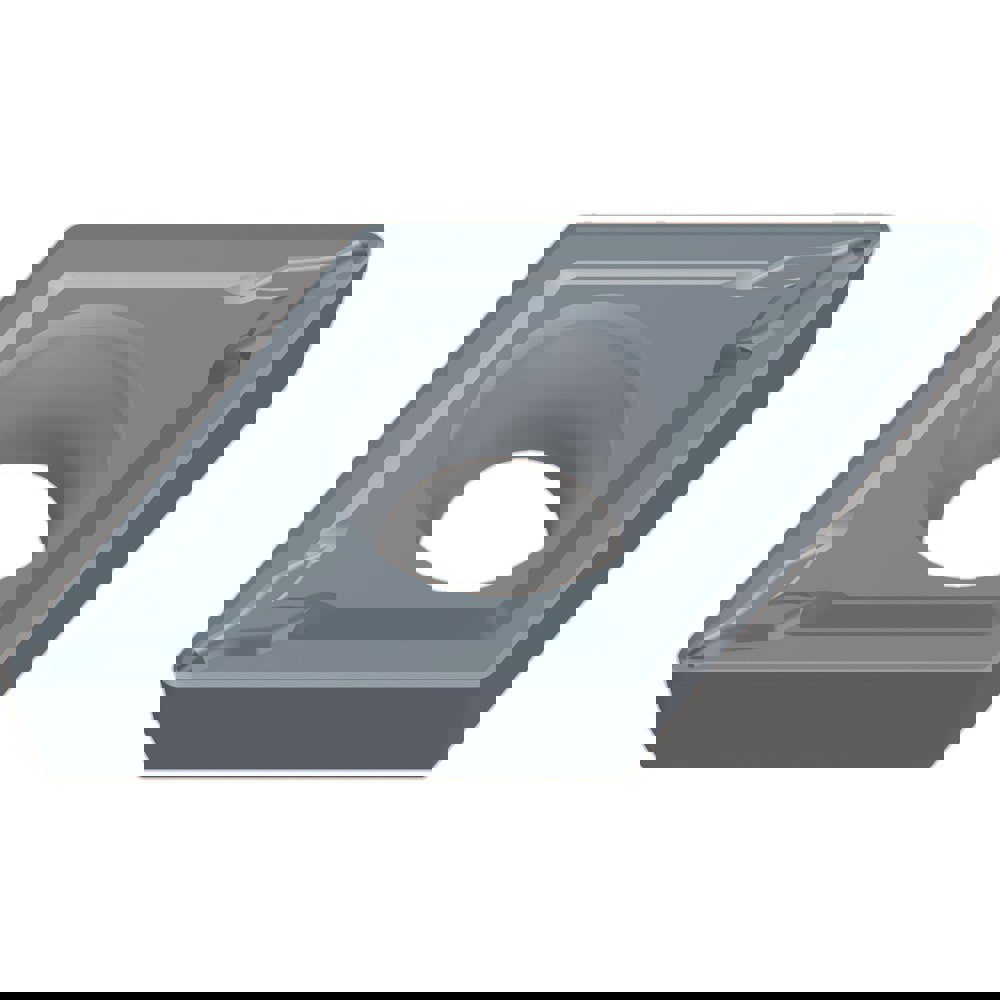 Turning Inserts; Relief Angle: 7.000 ; Insert Style: DCMT ; Corner Radius (mm): 0.80 ; Corner Radius (Inch): 1/32 ; Corner Radius (Decimal Inch): 0.0312 ; Included Angle: 55.00