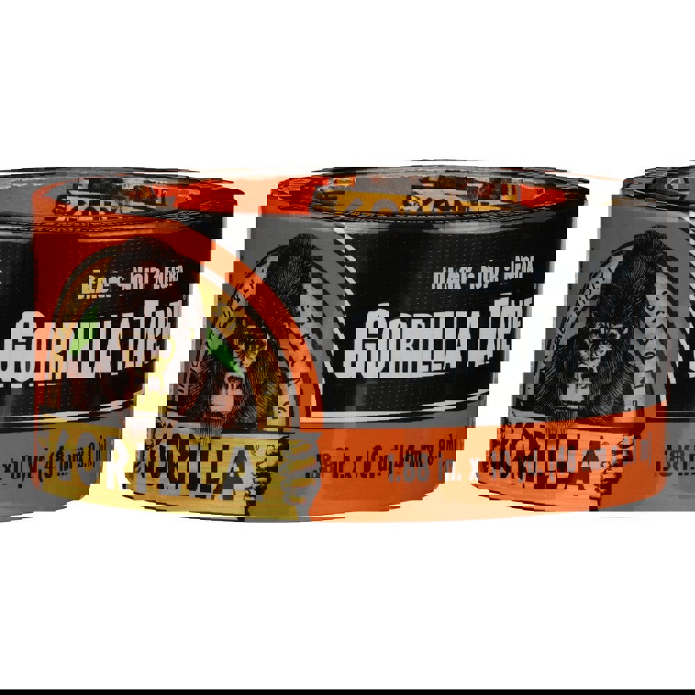 Duct & Foil Tape; Tape Type: Duct Tape; Utility Cloth Duct ; Thickness (mil): 16.75 ; Color: Black ; Series: Gorilla Tape ; Series Part Number: 105631 ; Adhesive Material: Rubber; Natural Rubber; Synthetic Rubber