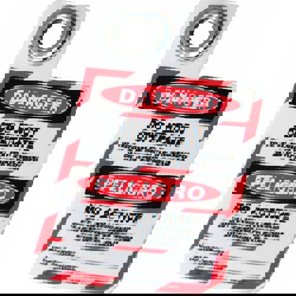 Do Not Operate Tag: Rectangle, 3