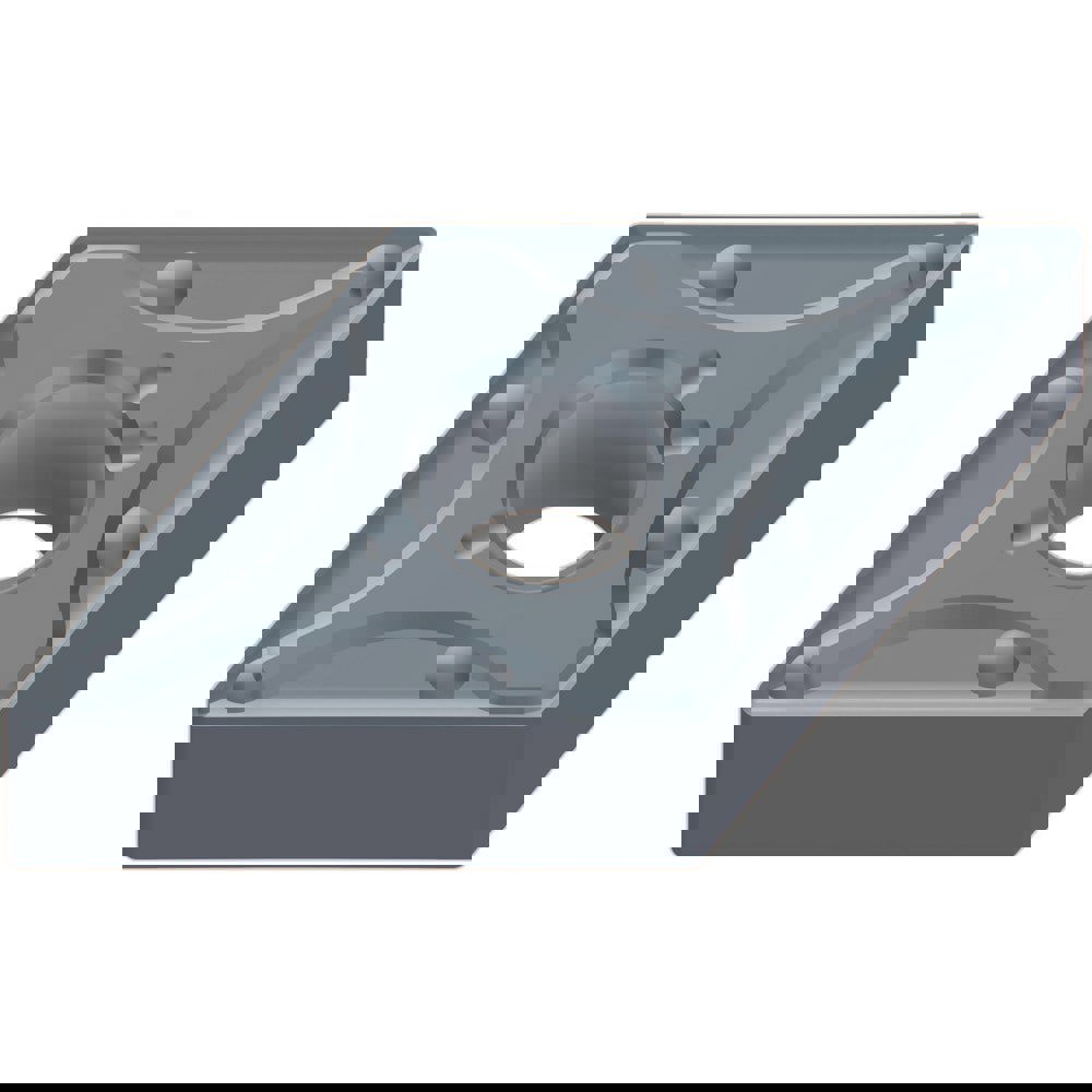 Turning Inserts; ANSI Insert Code: DNMG433 ; ISO Insert Code: DNMG150412 ; Relief Angle: 0 ; Insert Style: DNMG ; Corner Radius (mm): 1.20 ; Corner Radius (Inch): 3/64