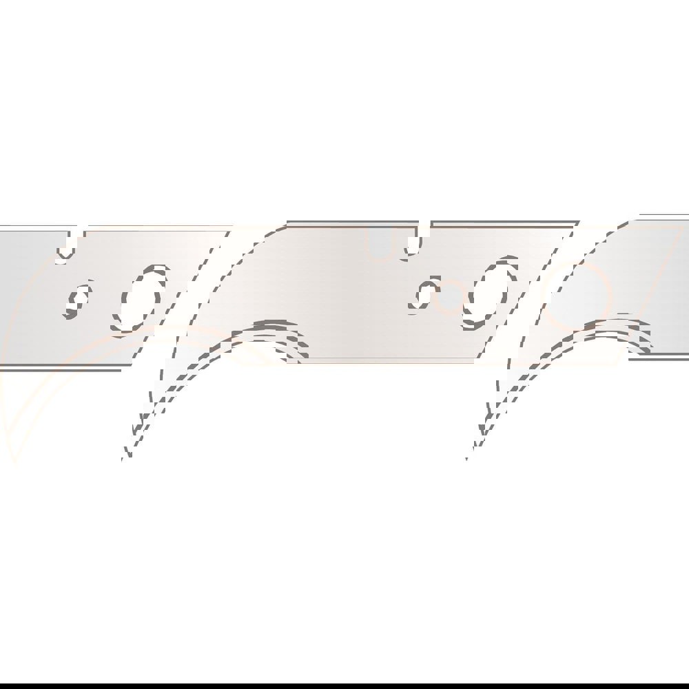Knife Blades; Blade Type: Special Purpose; Double Bevel ; Blade Material: Steel ; Blade Point Type: Sharp ; Blade Edge Type: Curved ; Blade Length (mm): 93.0000 ; Blade Length (Decimal Inch): 3.6614