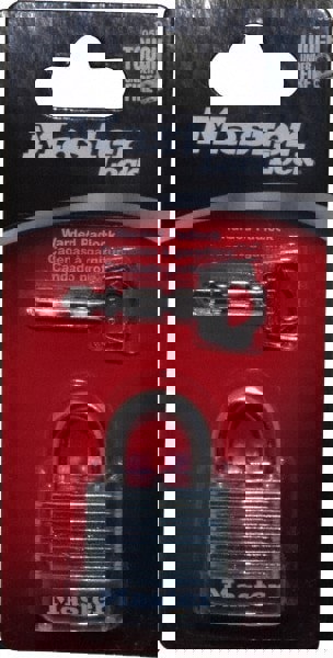 Padlock: Steel, Keyed Different, 1-1/8