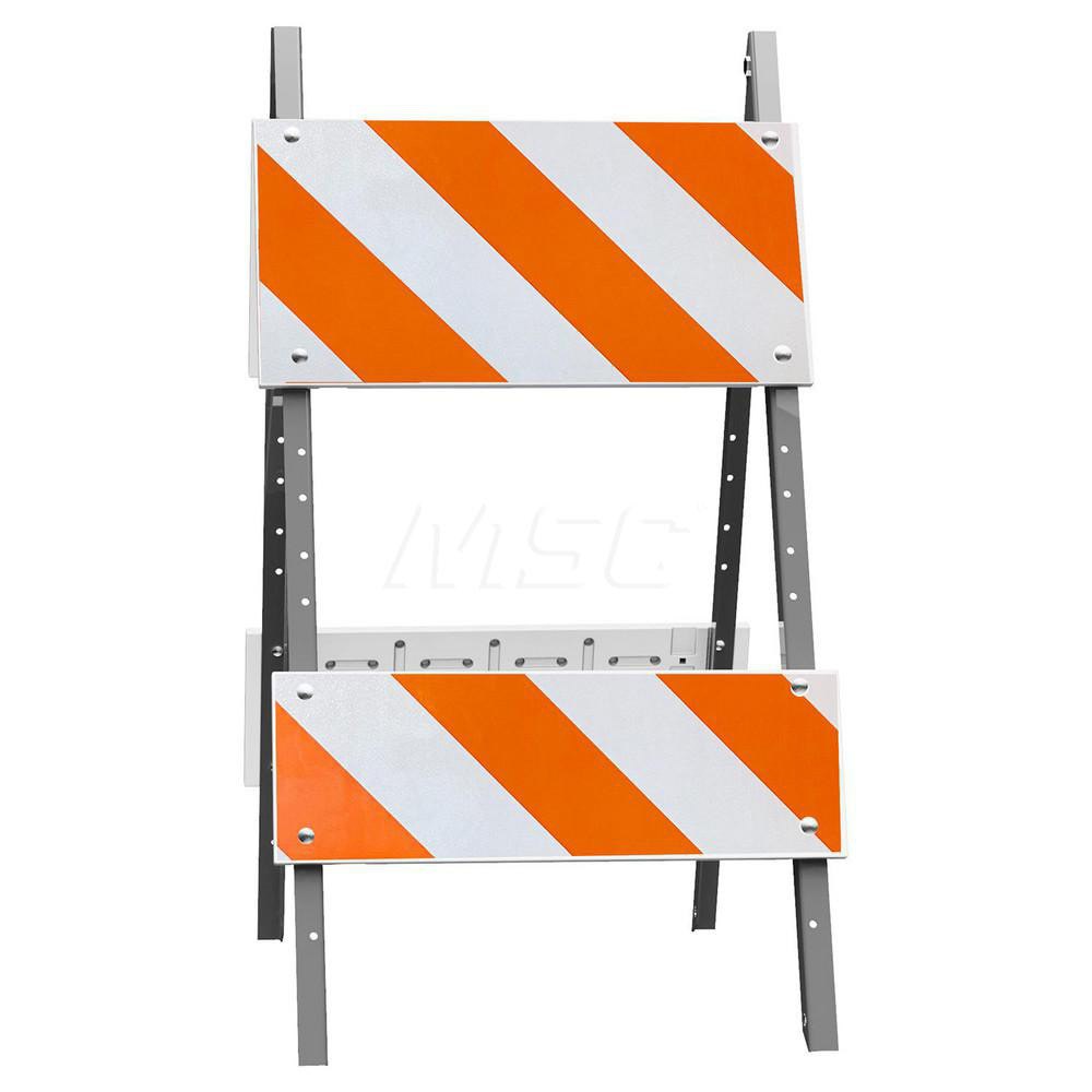 Traffic Barricades; Barricade Height (Inch): 45 ; Barricade Width (Inch): 24 ; Reflective: Yes ; Compliance: MASH Compliant; MUTCD