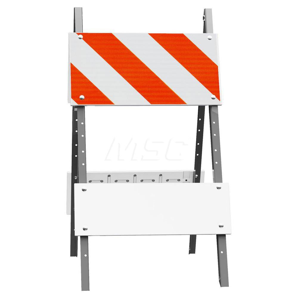 Traffic Barricades; Barricade Height (Inch): 45 ; Barricade Width (Inch): 24 ; Reflective: Yes ; Compliance: MASH Compliant; MUTCD