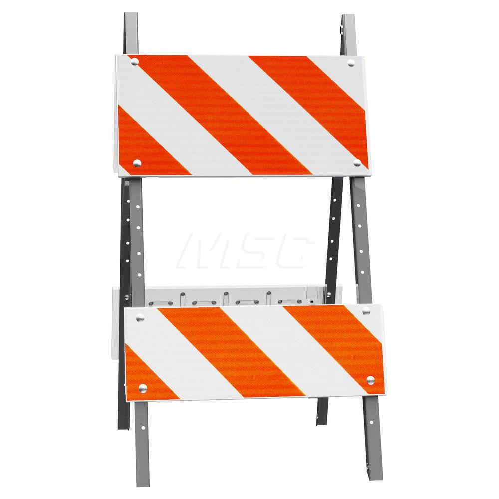 Traffic Barricades; Barricade Height (Inch): 45 ; Barricade Width (Inch): 24 ; Reflective: Yes ; Compliance: MASH Compliant; MUTCD