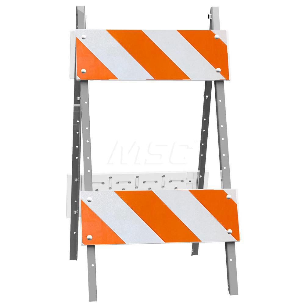Traffic Barricades; Barricade Height (Inch): 45 ; Barricade Width (Inch): 24 ; Reflective: Yes ; Compliance: MASH Compliant; MUTCD