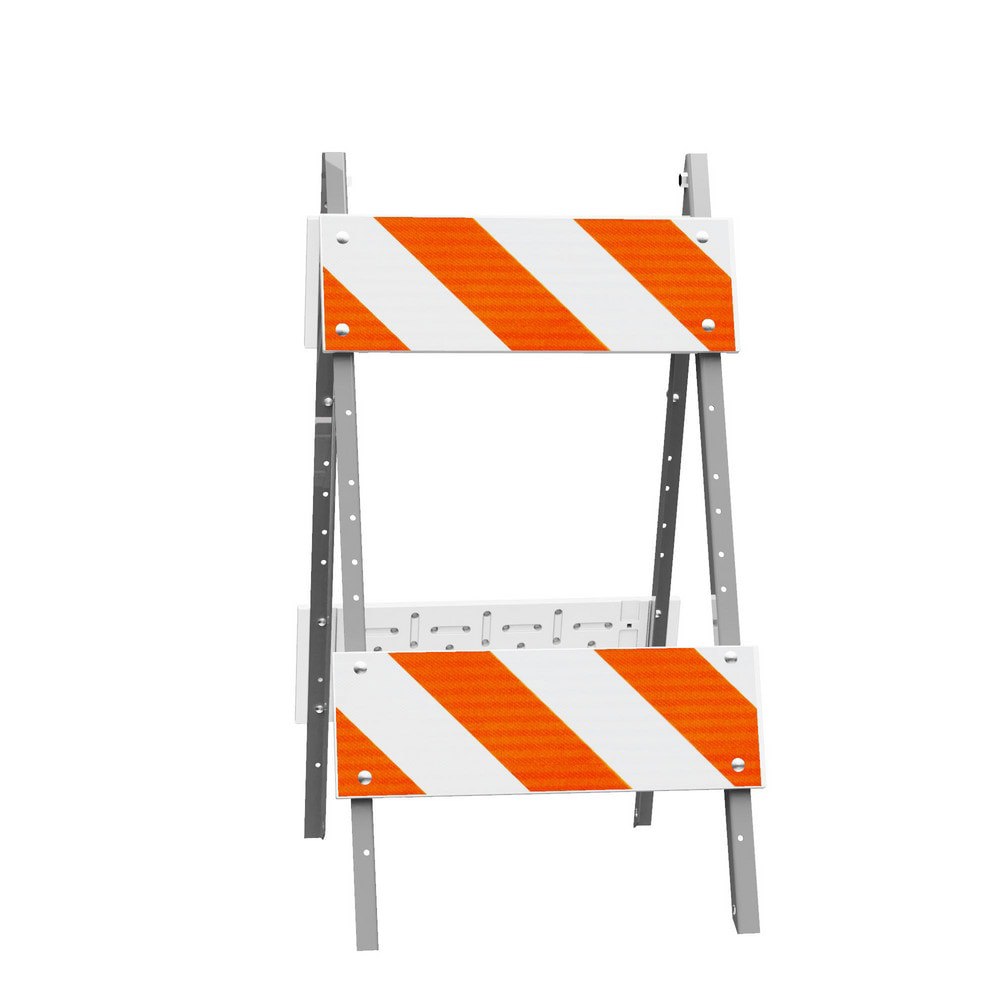 Traffic Barricades; Barricade Height (Inch): 45 ; Barricade Width (Inch): 24 ; Reflective: Yes ; Compliance: MASH Compliant; MUTCD