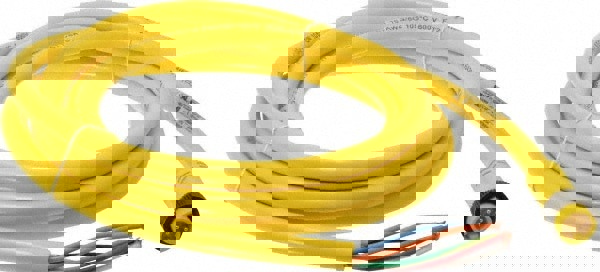 8 Amp, Male Straight to Pigtail Cordset Sensor and Receptacle