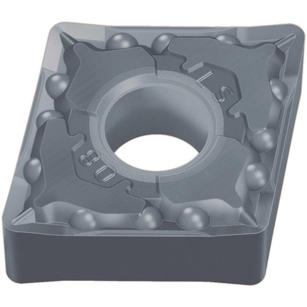 Turning Inserts; Relief Angle: 0.000 ; Insert Style: CNMG ; Corner Radius (mm): 0.40 ; Corner Radius (Inch): 1/64 ; Corner Radius (Decimal Inch): 0.0156 ; Included Angle: 80.00