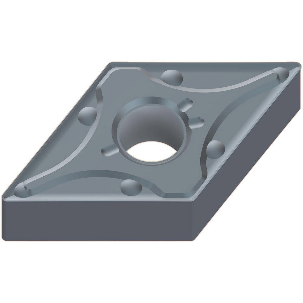 Turning Inserts; Relief Angle: 0.000 ; Insert Style: DNMG ; Corner Radius (mm): 1.20 ; Corner Radius (Inch): 3/64 ; Corner Radius (Decimal Inch): 0.0469 ; Included Angle: 55.00