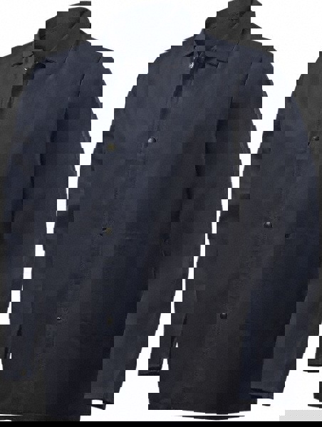 Flame Resistant/Retardant Jacket: Size 3X-Large, Cotton, Snaps Closure