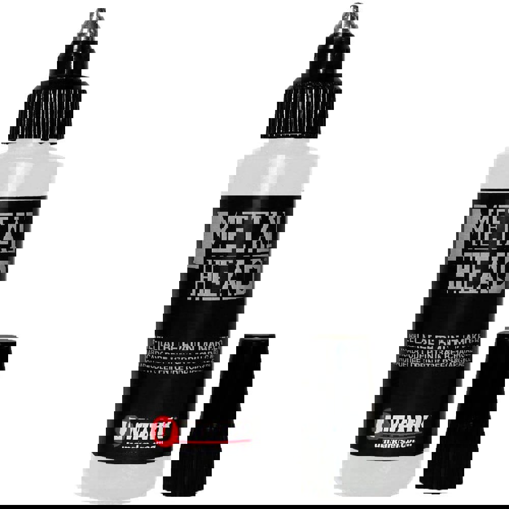 Markers & Paintsticks; Marker Type: Liquid Paint Marker; Tip Shape: Point; Color: White; Ink Type: Oil Base; Tip Type: Ball Point; For Use On: Concrete; Metal; Steel; Lumber; Stroke Width (Fractional Inch): 5/32; Minimum Temperature (C - 2 Decimals): -46.