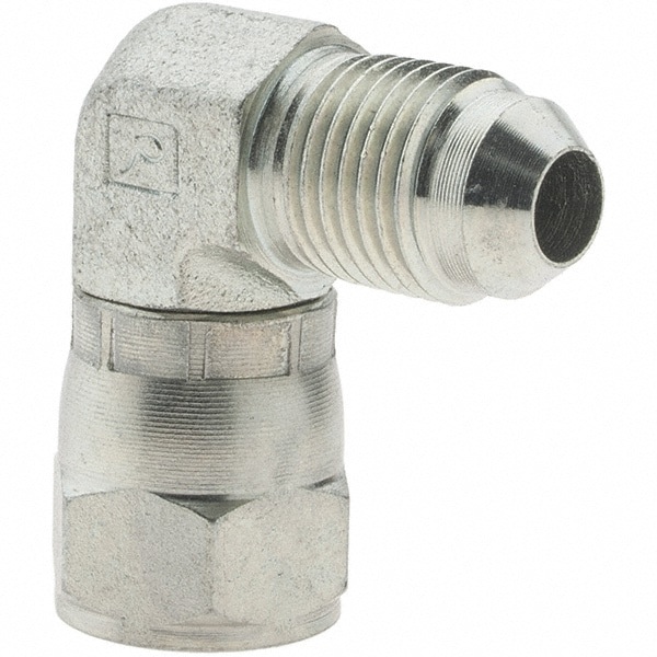 Steel Flared Tube Swivel 90 &deg; Elbow: 5/16
