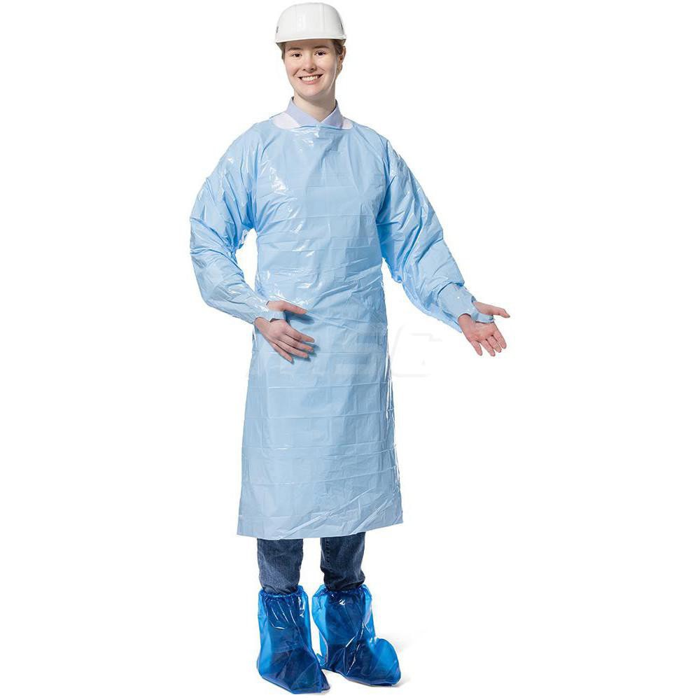 Disposable & Chemical-Resistant Apron: Size Large, 50