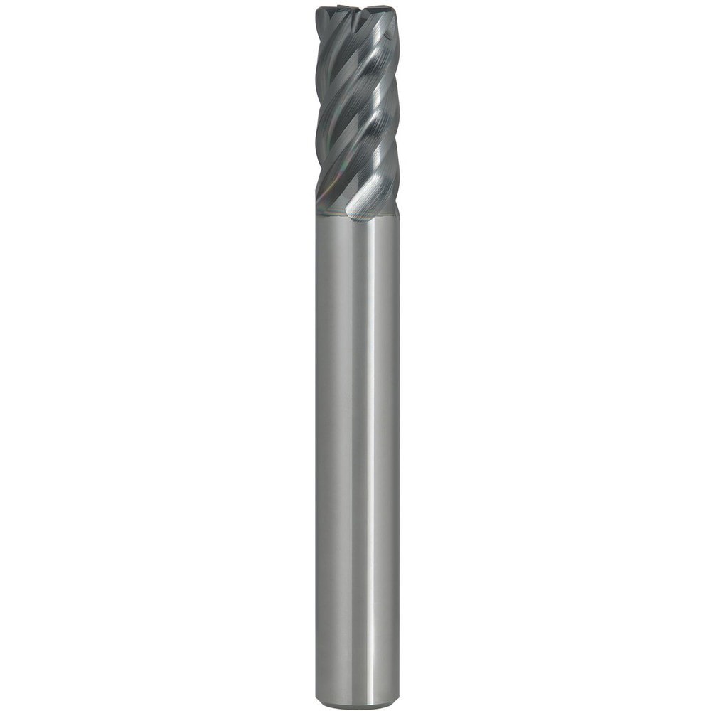 Corner Radius & Corner Chamfer End Mills; Mill Diameter (Inch): 1/2 ; Mill Diameter (Decimal Inch): 0.5000 ; Number Of Flutes: 5 ; Length of Cut (Inch): 1-1/8 ; Single Or Double End: Single ; End Mill Material: Solid Carbide