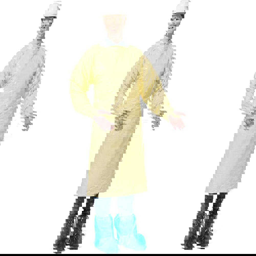 Disposable & Chemical-Resistant Apron: Size X-Large, 55