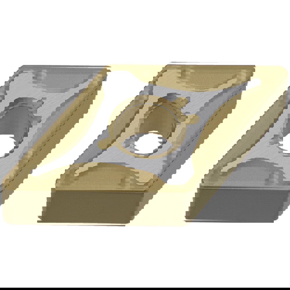 Turning Inserts; Relief Angle: 0.000 ; Insert Style: DNMG ; Corner Radius (mm): 0.40 ; Corner Radius (Inch): 1/64 ; Corner Radius (Decimal Inch): 0.0156 ; Included Angle: 55.00