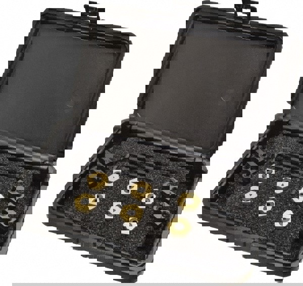 Fixture Clamp T-Slot Set: 12 Pc, 1/4-20 Stud Thread, 3/8