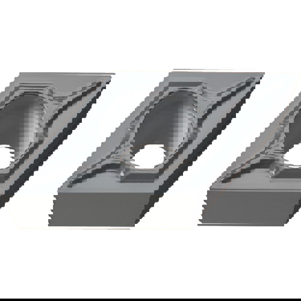 Turning Inserts; Relief Angle: 7.000 ; Insert Style: DCGT ; Corner Radius (mm): 0.40 ; Corner Radius (Inch): 1/64 ; Corner Radius (Decimal Inch): 0.0156 ; Included Angle: 55.00
