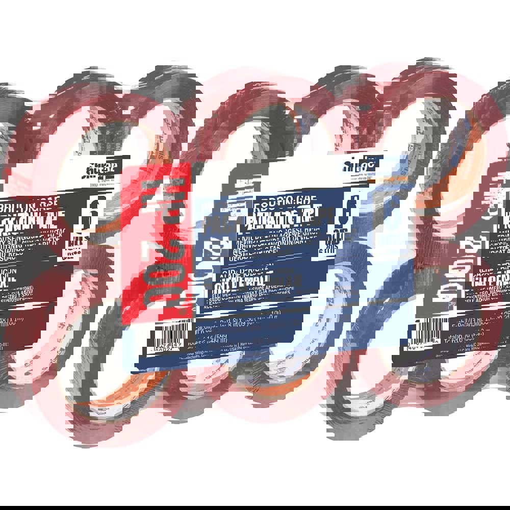 Packing Tape: Red, Hot Melt Adhesive