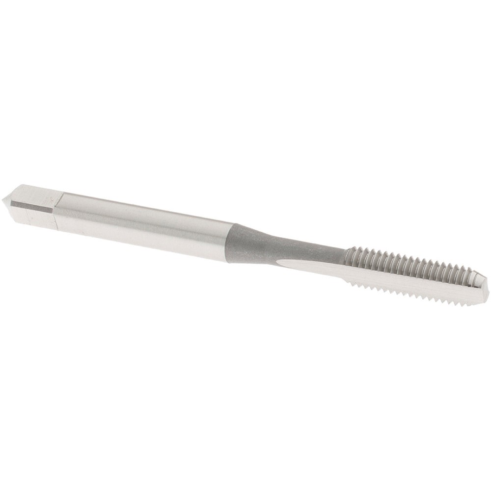 Straight Flute Tap: #10-32 UNF, 2 Flute, Bottoming Chamfer, 3B Class of Fit, High-Speed Steel, Bright/Uncoated Finish
