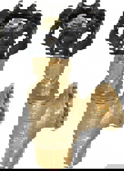 1/2 Inch Pipe, Brass, MNPT x GHT End Connection, Boiler Drain Valve