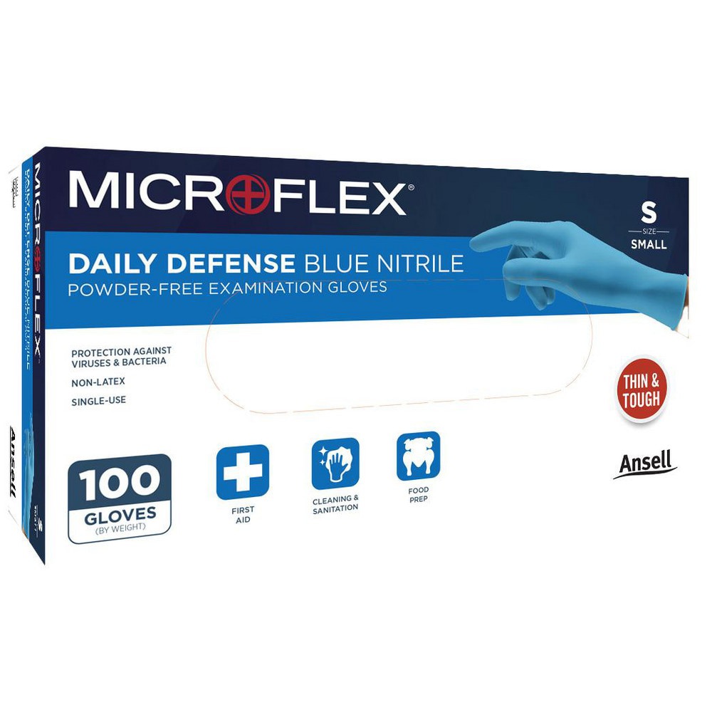 Disposable/Single Use Gloves; Primary Material: Nitrile ; Thickness (mil): 4.3 ; Grip Surface: Grain (Fingers) ; Grade: Medical ; Cuff Type: Regular ; Length (Inch): 9.5