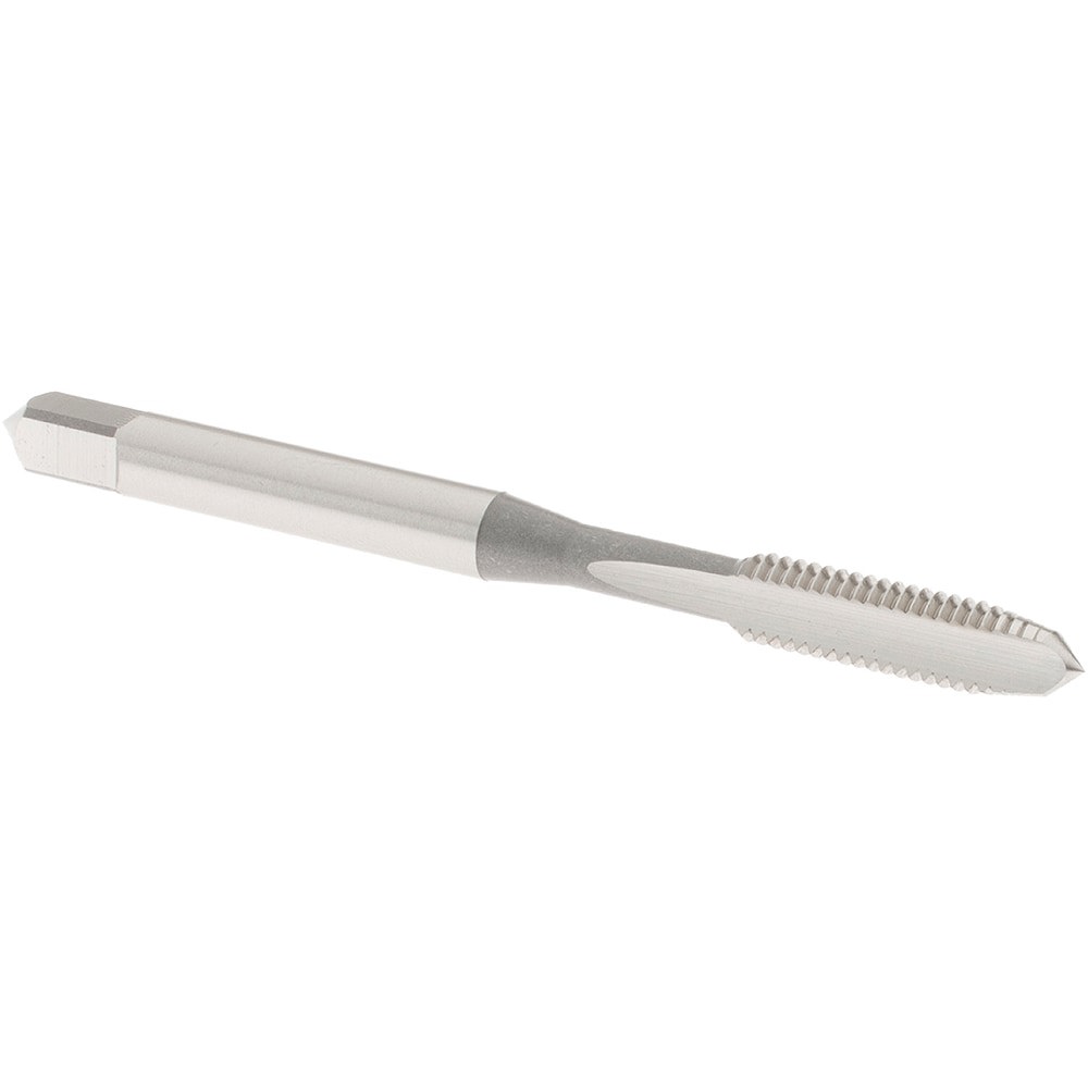 Straight Flute Tap: #10-32 UNF, 2 Flute, Plug Chamfer, 2B Class of Fit, High-Speed Steel, Bright/Uncoated Finish