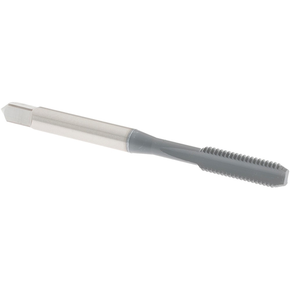 Straight Flute Tap: #10-32 UNF, 2 Flute, Bottoming Chamfer, 2B Class of Fit, High-Speed Steel