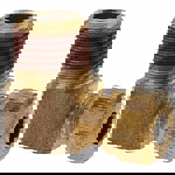 Compression Tube Male Elbow: 7/16-24