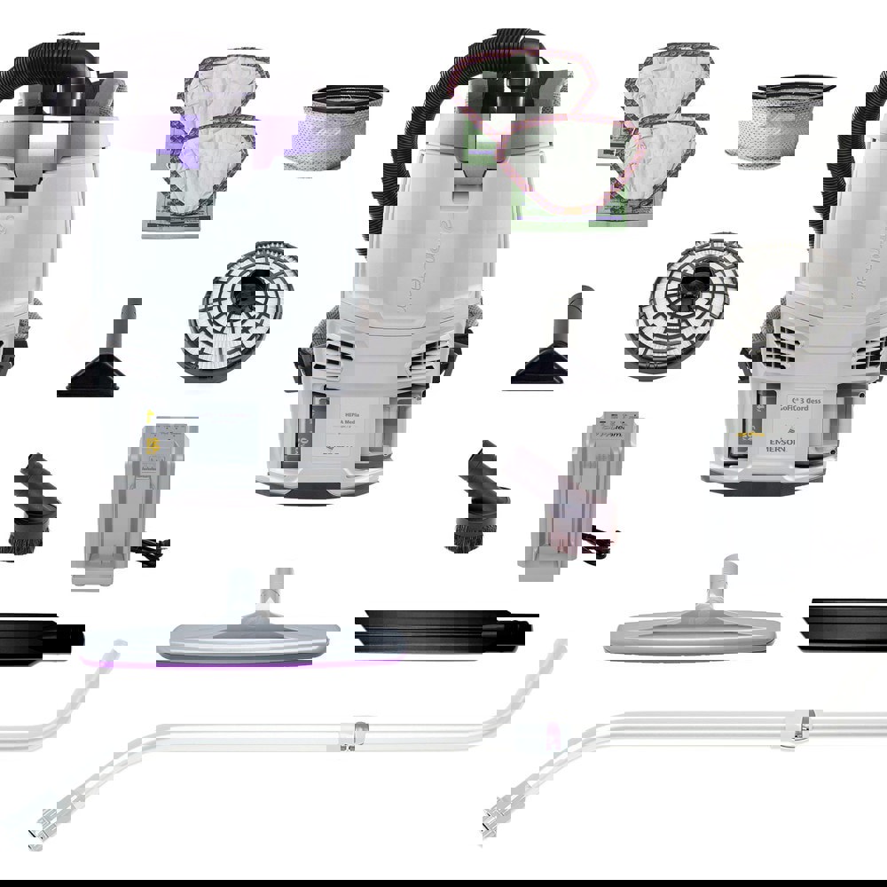 Portable & Backpack Vacuum Cleaners; Power Source: Battery ; Filtration Type: HEPA ; Vacuum Collection Type: Disposable Bag ; Maximum Air Flow: 65CFM ; Maximum Amperage: 4.00 ; Voltage: 60V DC