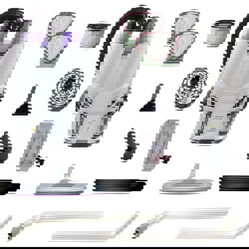 Portable & Backpack Vacuum Cleaners; Power Source: Battery ; Filtration Type: HEPA ; Vacuum Collection Type: Disposable Bag ; Maximum Air Flow: 65CFM ; Maximum Amperage: 4.00 ; Voltage: 60V DC