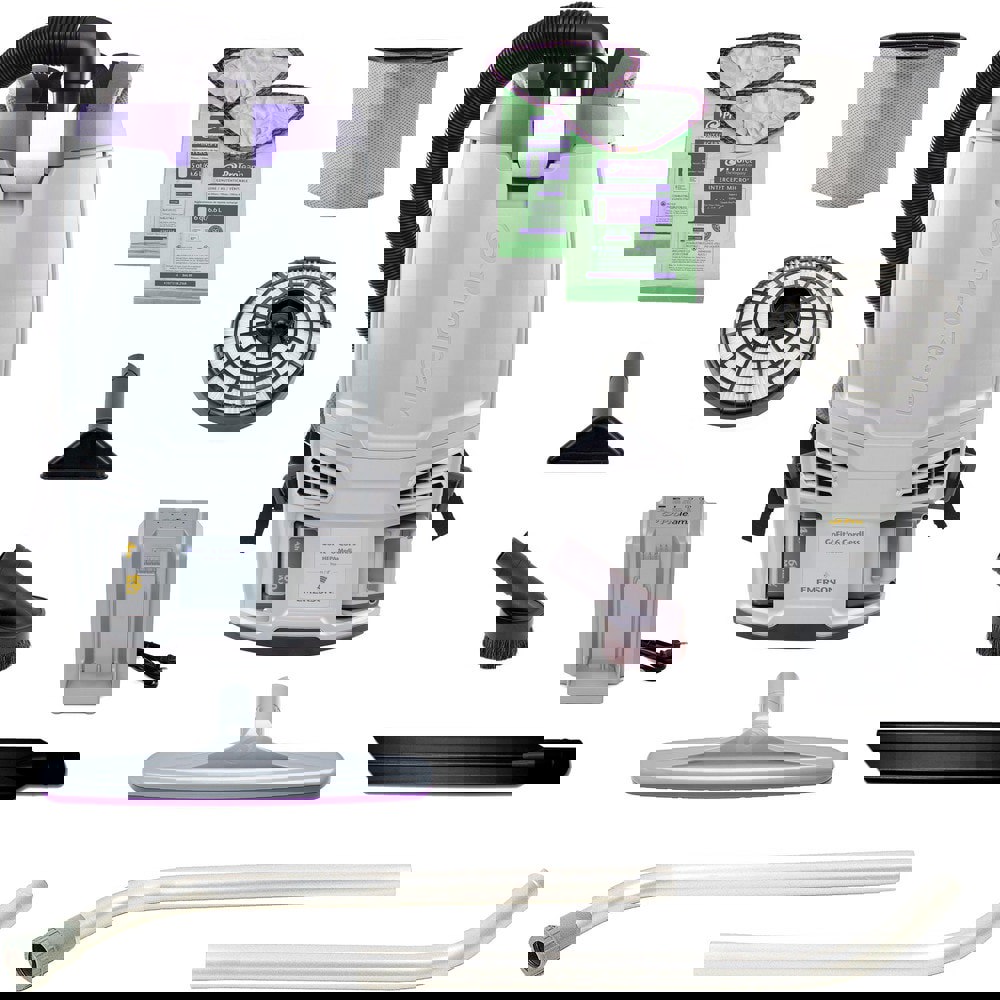 Portable & Backpack Vacuum Cleaners; Power Source: Battery ; Filtration Type: HEPA ; Vacuum Collection Type: Disposable Bag ; Maximum Air Flow: 65CFM ; Maximum Amperage: 4.00 ; Voltage: 60V DC