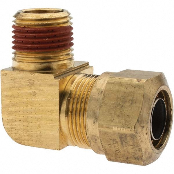 Compression Tube Male Elbow: 1/2