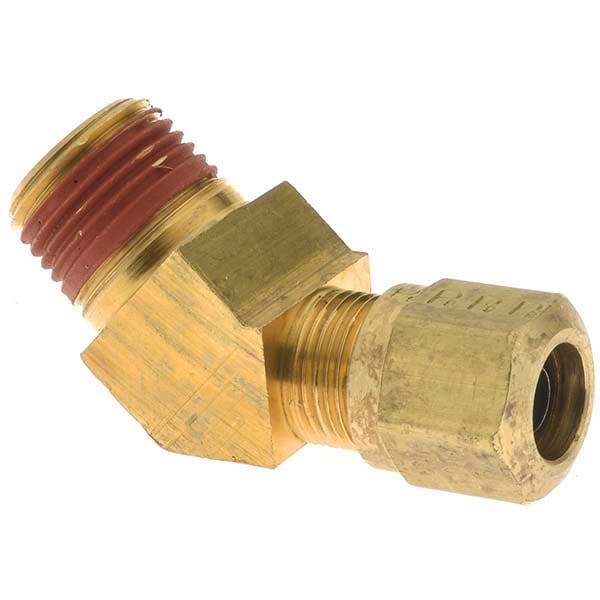 Compression Tube Male 45 &deg; Elbow: 3/8