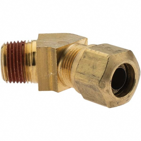 Compression Tube Male 45 &deg; Elbow: 3/8
