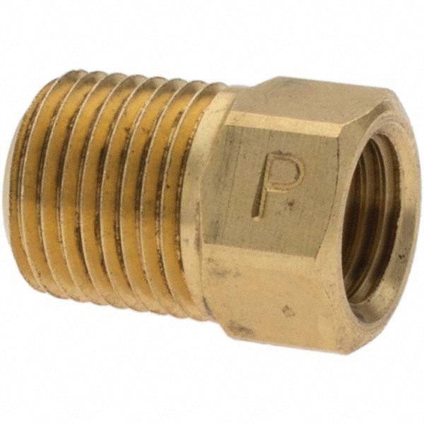 Brass Flared Tube Connector: 1/8