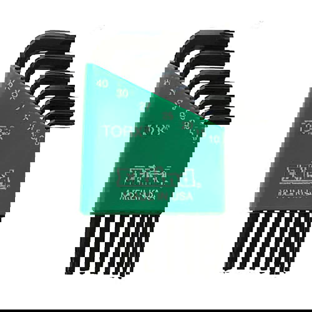 Torx Key Set: 7 Pc, L-Handle, T10 to T40