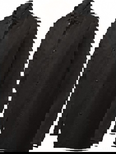 Flame Resistant/Retardant & Welding Jacket: Size Medium, Cotton, Snaps Closure