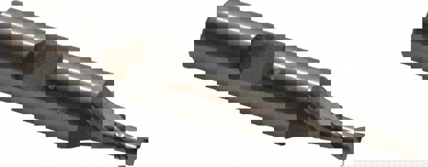 Square End Mill: 0.1772'' Dia, 7/16'' LOC, 3/8'' Shank Dia, 2-5/16'' OAL, 2 Flutes, Cobalt