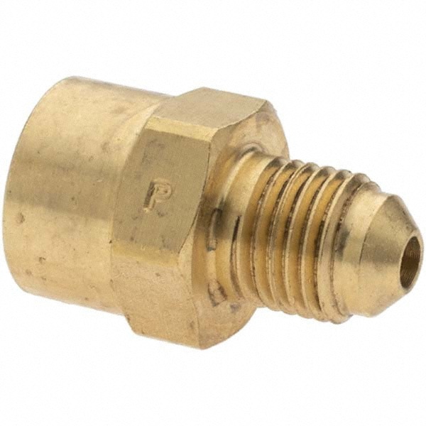Brass Flared Tube Connector: 3/16